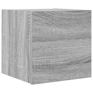 vidaXL TV-Wandschrank Grau Sonoma 30,5x30x30 cm