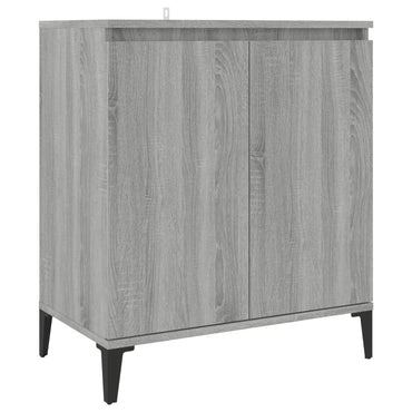 vidaXL Buffet gris Sonoma 60x35x70 cm bois d'ingénierie