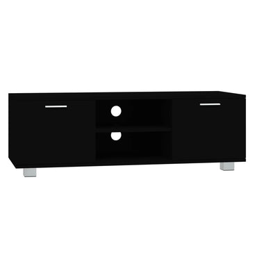 vidaXL Meuble TV Noir 120x40,5x35 cm Aggloméré