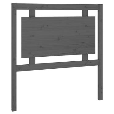 vidaXL Tête de lit gris 95,5x4x100 cm pin massif