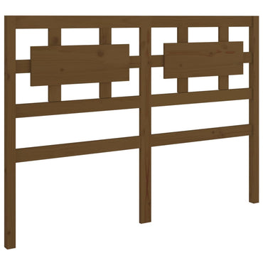 vidaXL Bett-Kopfteil Honigbraun 205,5x4x100 cm Massivholz Kiefer