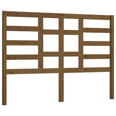 vidaXL Bett-Kopfteil Honigbraun 141x4x104 cm Massivholz Kiefer