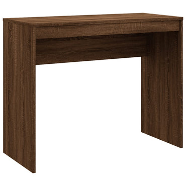 vidaXL Bureau aspect chêne marron 90x40x72 cm Bois d'ingénierie