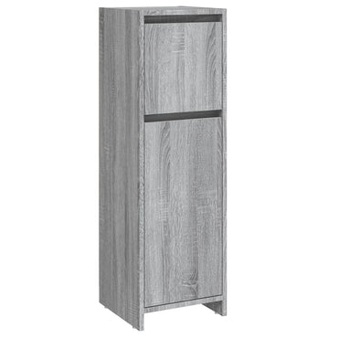 vidaXL Badschrank Grau Sonoma 30x30x95 cm Holzwerkstoff