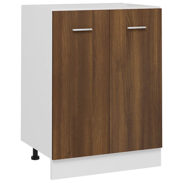 vidaXL Unterschrank Lyon Braun Eichen-Optik 60x46x81,5 cm Holzwerkstoff