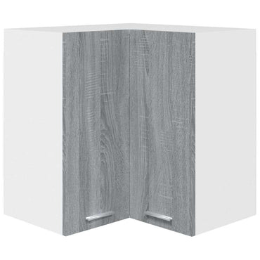 vidaXL Eck-Hängeschrank Lyon Grau Sonoma 57x57x60 cm Holzwerkstoff
