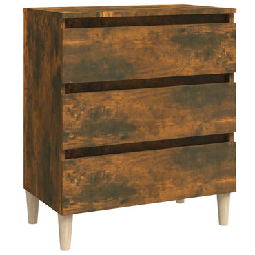 vidaXL Sideboard Räuchereiche 60x35x69 cm Holzwerkstoff