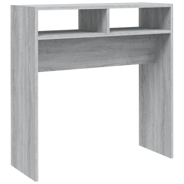 vidaXL Table console Gris sonoma 78x30x80 cm Bois d'ingénierie
