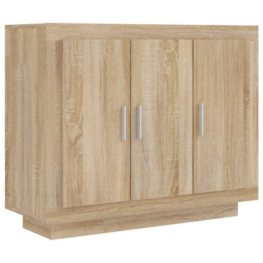 vidaXL Sideboard Sonoma-Eiche 92x35x75 cm Holzwerkstoff