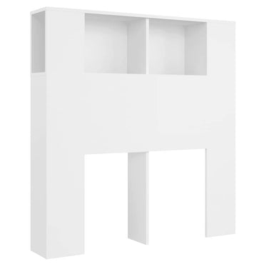 vidaXL Kopfteilschrank Weiß 100 x 18,5 x 102,5 cm