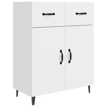 vidaXL Buffet blanc 69,5x34x90 cm en bois d'ingénierie
