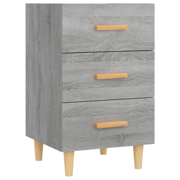 vidaXL Nachttisch Grau Sonoma 40x40x66 cm Holzwerkstoff