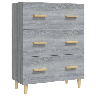 vidaXL Sideboard Grau Sonoma 70x34x90 cm Holzwerkstoff
