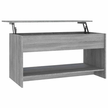 vidaXL Couchtisch Grau Sonoma 102x50x52,5 cm Holzwerkstoff