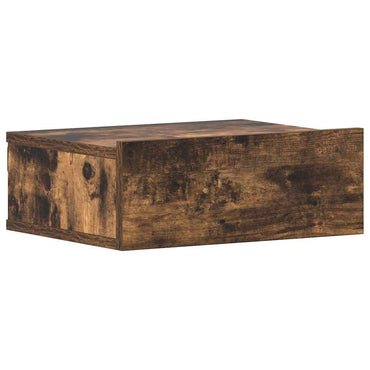 vidaXL Hängender Nachttisch Räuchereiche 40x30x15 cm Holzwerkstoff