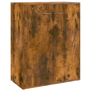 vidaXL Buffet chêne fumé 60x30x75 cm Bois d'ingénierie