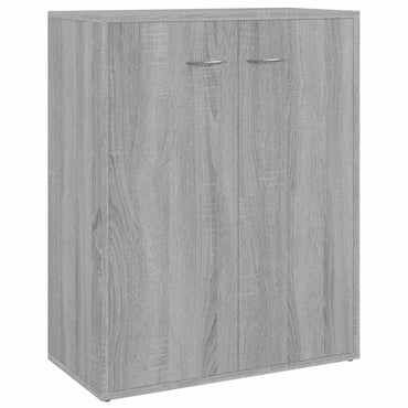 vidaXL Bahut gris Sonoma 60x30x75 cm Aggloméré