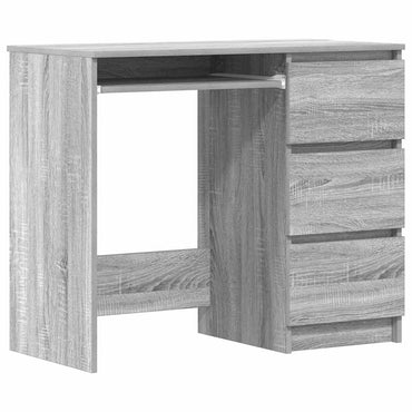 vidaXL Bureau gris sonoma 90x45x76 cm bois d'ingénierie