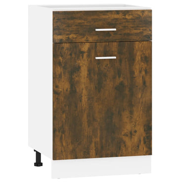vidaXL Unterschrank mit Schublade Lyon Räuchereiche 50x46x81,5 cm