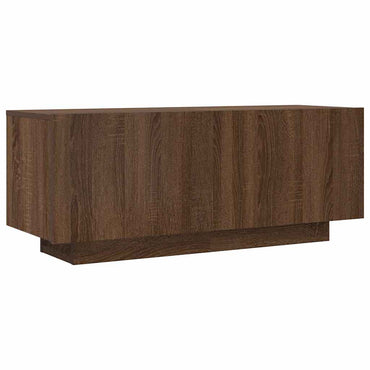 vidaXL Meuble TV marron aspect chêne 100x35x40 cm bois d'ingénierie
