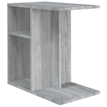 vidaXL Table d'appoint Gris Sonoma 50x30x50 cm Bois d'ingénierie