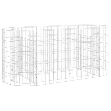 vidaXL Carré potager en gabions Acier galvanisé 120x50x50 cm