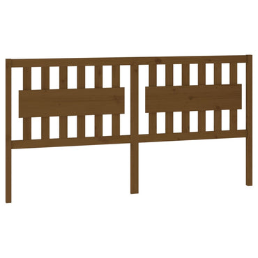 vidaXL Tête de lit marron miel 185,5x4x100 cm pin massif
