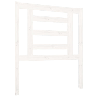 vidaXL Kopfteil Weiß 81x4x100 cm Massivholz Kiefer