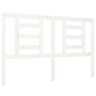 vidaXL Tête de lit Blanc 126x4x100 cm Bois de pin massif
