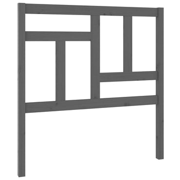 vidaXL Tête de lit gris 95,5x4x100 cm Bois de pin massif