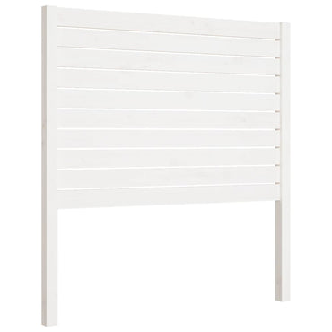 vidaXL Tête de lit Blanc 81x4x100 cm Bois de pin massif