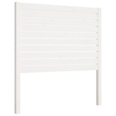 vidaXL Tête de lit Blanc 96x4x100 cm Bois de pin massif