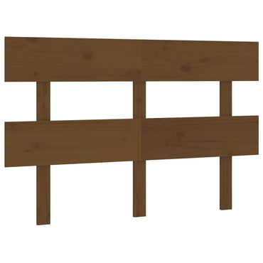 vidaXL Tête de lit Marron Miel 138x3x81 cm Pin Massif