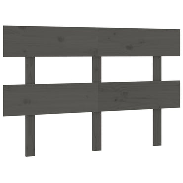 vidaXL Tête de lit gris 144x3x81 cm Bois de pin massif