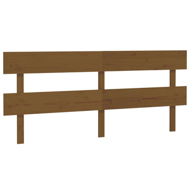 vidaXL Tête de lit Bois de pin massif marron miel 184x3x81 cm