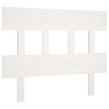 vidaXL Kopfteil Weiß 103,5x3x81 cm Massivholz Kiefer