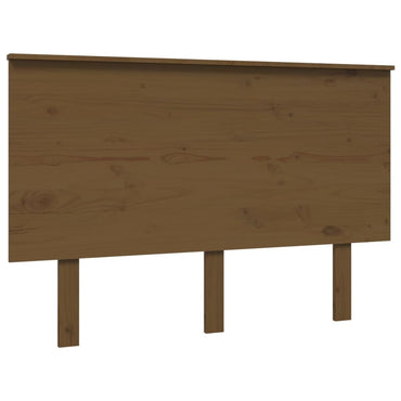 vidaXL Kopfteil Honigbraun 124x6x82,5 cm Massivholz Kiefer
