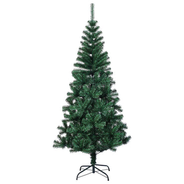 vidaXL Künstlicher Weihnachtsbaum Schillernde Spitzen Grün 240 cm PVC