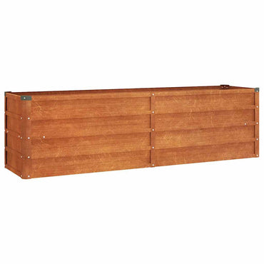 vidaXL Jardinière surélevée rouillée 160x40x45 cm Acier Corten