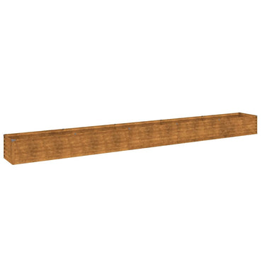 vidaXL Jardinière surélevée 482 x 50 x 36 cm acier Corten