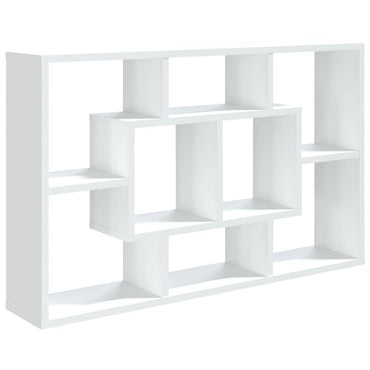 vidaXL Étagère murale Blanc 85x16x52,5 cm Bois d'ingénierie