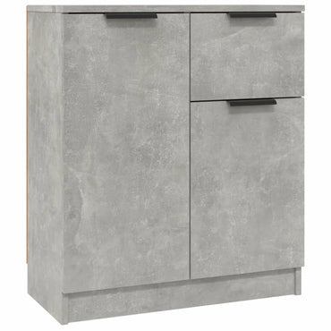 vidaXL Buffet bas Gris béton 60x30x70 cm Bois d'ingénierie