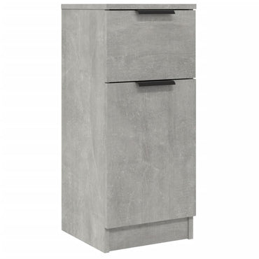 vidaXL Buffet Bas Gris Ciment 30x30x70 cm Bois d'ingénierie