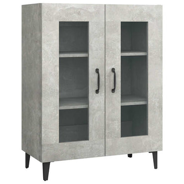 vidaXL Buffet gris béton 69,5x34x90 cm Bois d'ingénierie