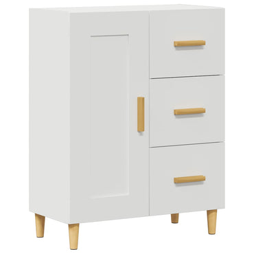 vidaXL Buffet blanc 69,5x34x90 cm en bois d'ingénierie