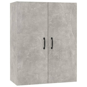 vidaXL Hängeschrank Betongrau 69,5x34x90 cm Holzwerkstoff
