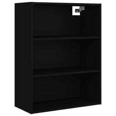 vidaXL Armoire murale Noir 69,5x32,5x90 cm