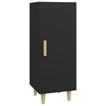 vidaXL Buffet noir 34,5x34x90 cm Bois d'ingénierie