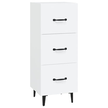 vidaXL Buffet Blanc 34,5x34x90 cm Bois d'ingénierie