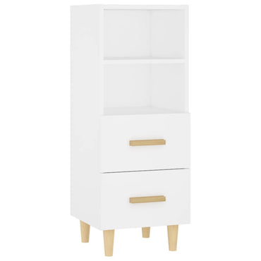 vidaXL Buffet Blanc 34,5x34x90 cm Bois d'ingénierie